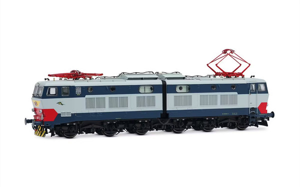 Rivarossi HR2966 E656 239 H0 1:87 Elektrolokomotive Blau/Grau Mit Lichtern DC-image