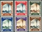 TRIPOLITANIA 1934 COLONIAL ARTS EXHIBITION #73-78 MNT H !! V184