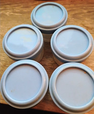 5 Small Storage Containers with Screw on Lids