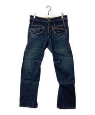 MARITHE FRANCOIS GIRBAUD          Distressed denim pants with zipper f