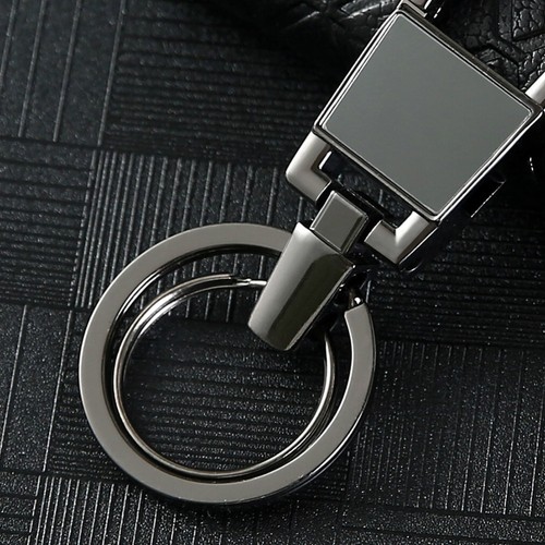 2 Pcs Metal Keychain Car Keyring Chains Pouches Man Beautiful Stainless Steel - Picture 11 of 11