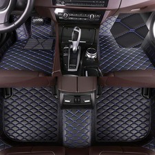Car Floor Mats for Mustang , Leather Full Coverage Floor Liner Protection Carpet