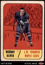 1967 Topps #82 Murray Oliver Maple Leafs 1.5 - FAIR