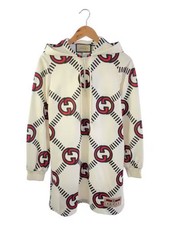 GUCCI Long Sleeve Dress/ Size Small/ Polyester/ IVO/ All-Over Print/ 681269