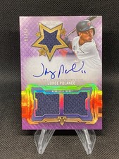 2020 Topps Triple Threads Jorge Polanco Future Phenom Auto Relic /75 #RFPAR-JP