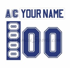 Syracuse Crunch Customized Number Kit For 2012-2014 Home Uniform