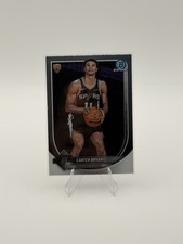 2025-26 Bowman Chrome Carter Bryant RC Variation #BCV-14 - San Antonio Spurs