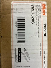 Blum 769.7620S Movento 30" Heavy Duty Undermount Slides, 170 lbs Capacity, Soft