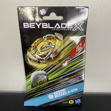Hasbro Takara Tomy Beyblade X Arrow Wizard 4-80B Starter Pack w/Launcher Ripcord