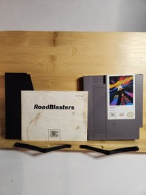 RoadBlasters Road Blasters (Nintendo NES, 1990) COMPLETO CIB Raro &iexcl;Bonito!