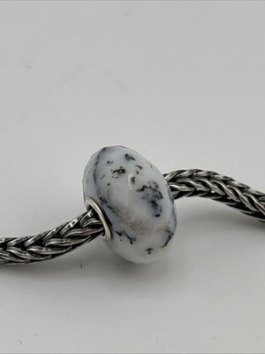 Authentic Trollbeads Agate Dendritic Gemstone-TSTBE-20014 #724
