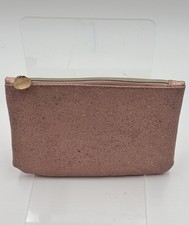 IPSY   Glam Bag   Cosmetic Makeup Pouch   Pink Sparkle Gold   Dec 2021