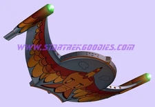 MINT Star Trek: The Original Series VINYL Decal / Sticker ROMULAN BIRD-OF-PREY!