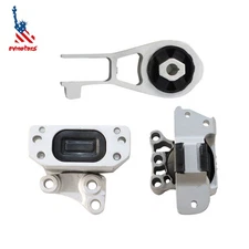 3Pcs Motor Mount fits for 2016 2017 2018 2019-2022 Ram Promaster City 2.4L A/T