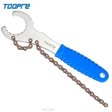 TOOPRE 3 In 1 Bicycle Cassette Freewheel Bottom Bracket Lock Ring Wrench Removal