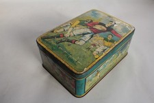 Boîte tôle lithographiée Biscuits Olibet Rugby (71939)