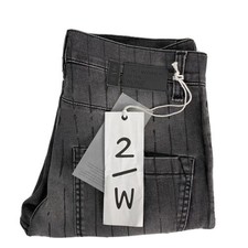 Two Women in the World Womens Morich Stripes Skinny Ankle Jeans Size 25 BNWT JK