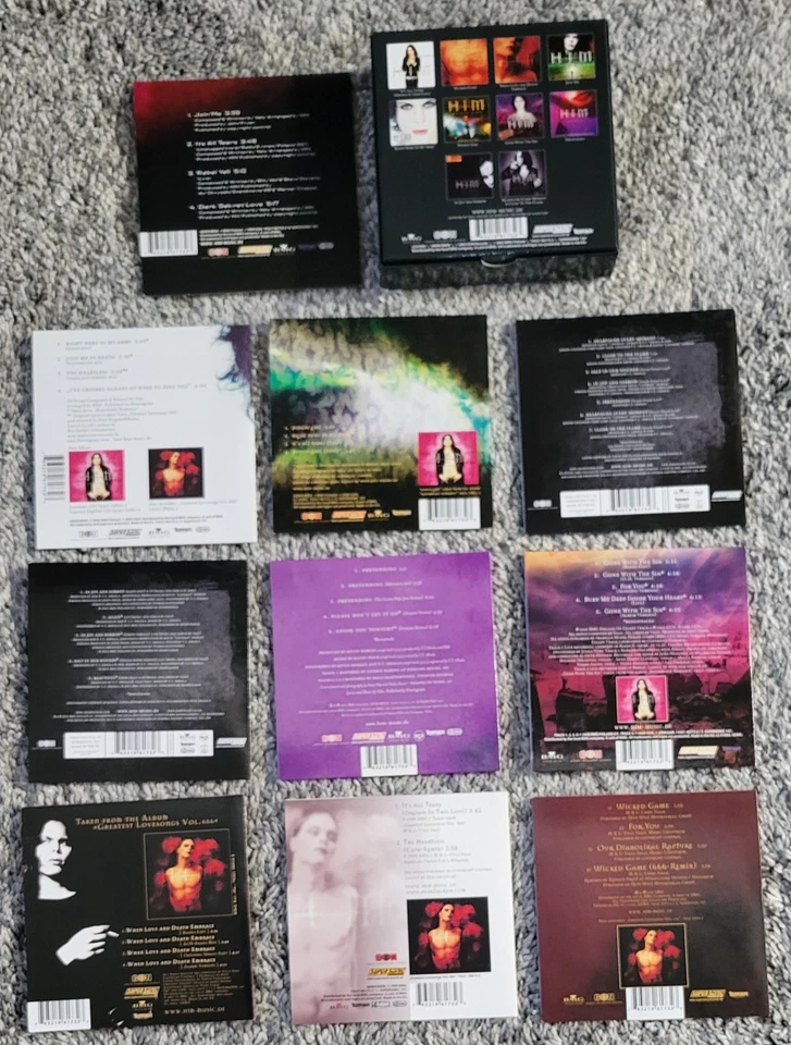 HIM сингл коллекции 10 CD синглов ограниченный бокс-сет - Изображение 2 из 3