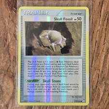 Skull Fossil Holo 117 123 Mysterious Treasures Pokemon card 2007 Ryo Ueda LP