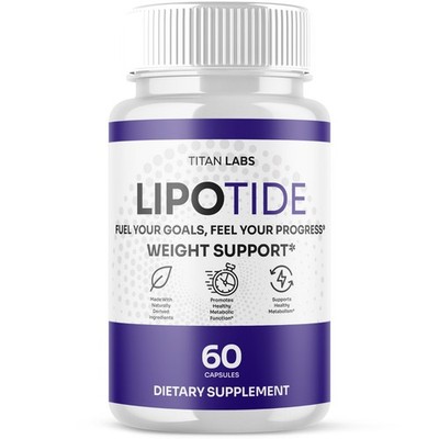 (1 Pack) Lipo Tide Advanced Energy & Fitness Max SupplementLipoTide 60 Capsules