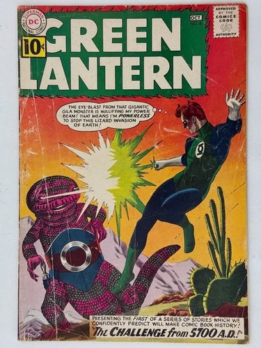 Green Lantern #8 - 1st App Tomar Re - DC Comics 1961