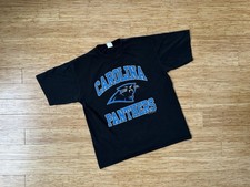 Vintage 90 s Carolina Panthers NFL Football T Shirt Size XL The Game 1996