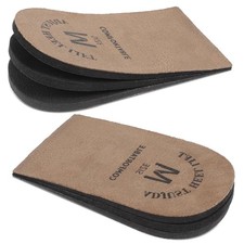 2 Pack Heel Lifts, Adjustable Lifts for Leg Length Discrepancy, M, Brown