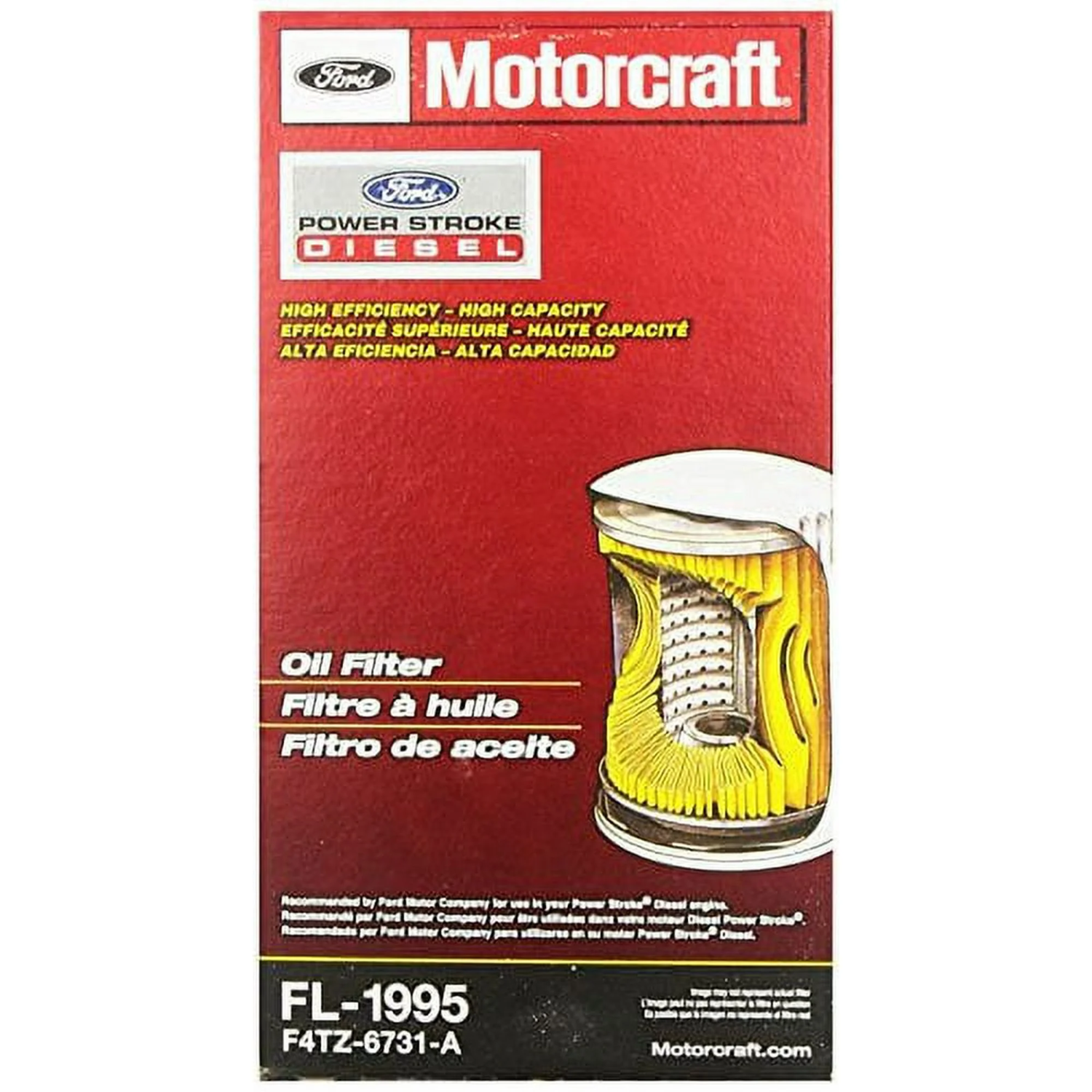 Motorcraft FL1995A Engine Oil Filter OEM Ford Spin On Filter | eBay