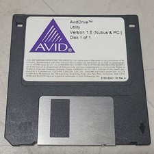 AVID Drive Utility Version 1.5 Nubus PCI Disk