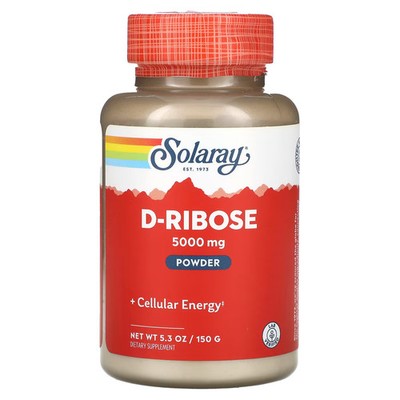 2 X Solaray, D-Ribose Powder, 5.3 oz (150 g)
