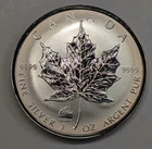 1998 Canadian Silver Maple Leaf 1 oz — photo from another recent sale
