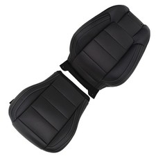 Driver Seat Cover Set For Ford Mustang Gt V6 V8 2015-2023 Black Leather Driver Seat Cover Set For Ford Mustang Gt V6 V8 2015-2023 Black Leather
