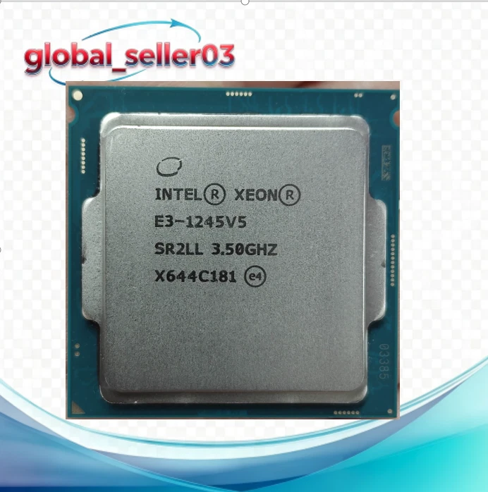 Intel Core i7 6700 2個 Xeon E3 1245v5 1個 Intel Xeon E3-1245 V5 Processor Model Computer Processors (CPUs