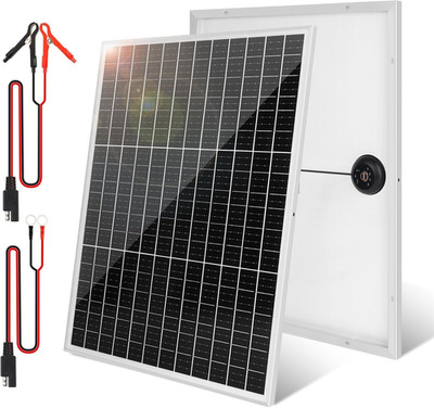 50W Monocrystalline Solar Panel Kit for RV, Marine, and Off-Grid Use