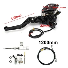 12.7mm Universal Motorcycle Hydraulic Clutch Brake Lever Master Cylinder Kit