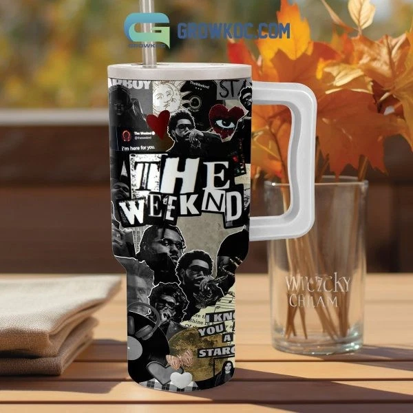 Weeknds Starboy 40oz Tumbler with Handle