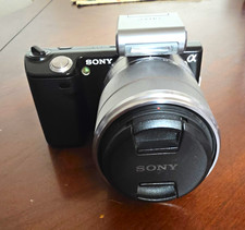 Sony Alpha NEX-5 14.2MP Mirrorless Camera 3x Zoom f/3.5-5.6 Black