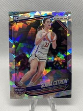 2025 WNBA Prizm Sonia Citron - Cracked Ice Parallel Rookie Card #122