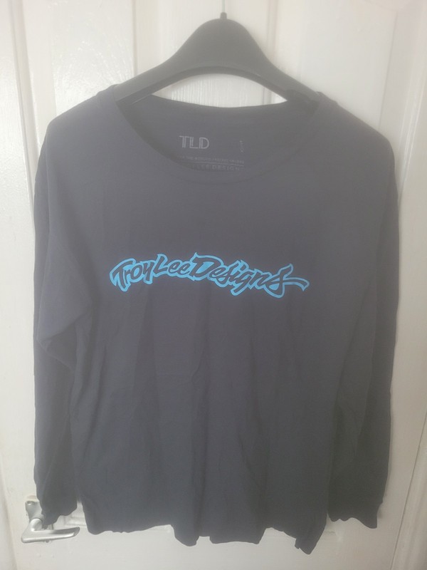 Troy Lee Designs TLD Graphic Long Sleeve  T-Shirt Bikers Tacers MTB Shirt, M