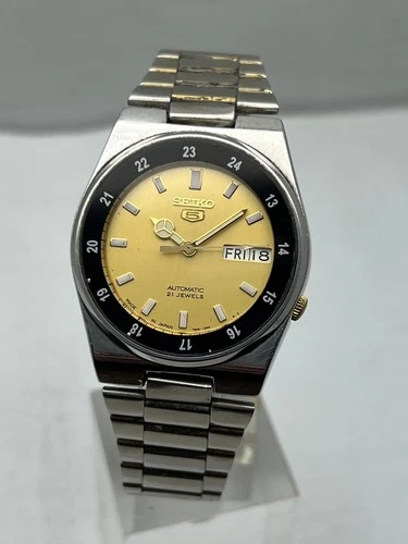 Vintage Seiko 5 Automatic 21 Jewels Mens Japan 7S26-6030 Spare/Repair (B21)