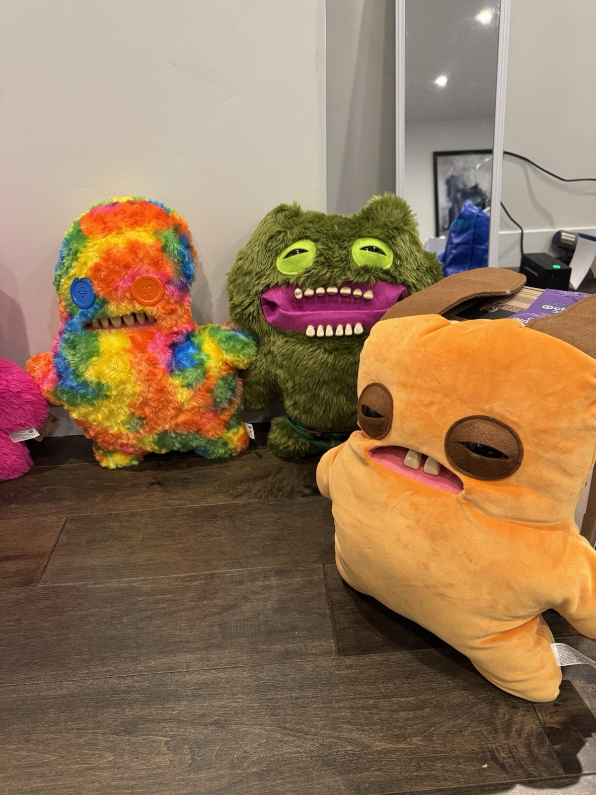 Fuggler Bigg Fugg XL 18” Set Of 6  Monster Plush w/ Teeth Jumbo Limited Edition