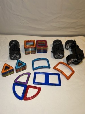 Magformers Magnetic Vehicle Building Set with Wheels 38 Piece Set!