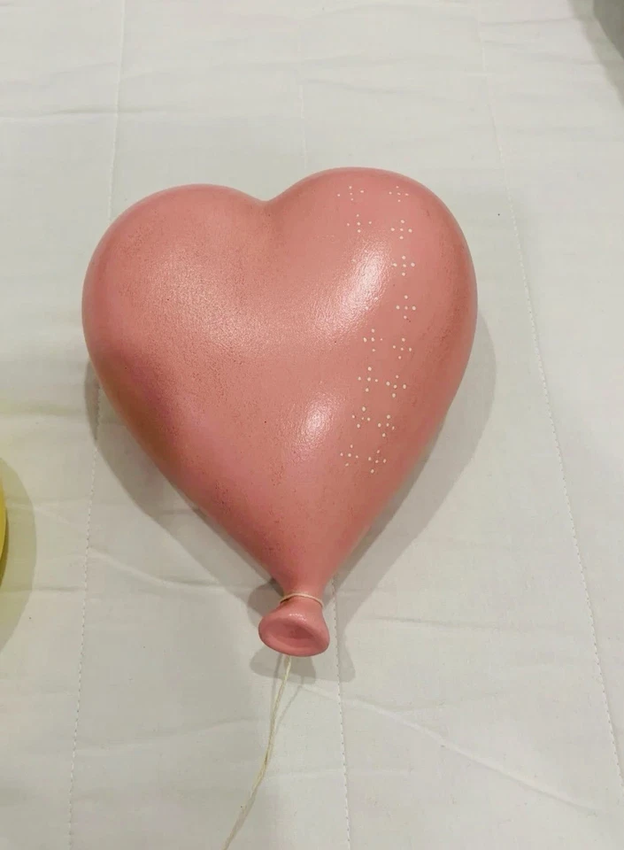 Ceramic Circus Clown & Balloons Nursery Childs Room Vintage Painted Wall Decor - Image 3 of 4