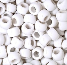 100- 3000  High Quality acrylic Pony Beads, opaque, various colours 9 x 6 mm