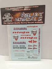 Slixx 8054 Gasser Mini Sheet 30 decal