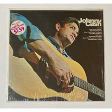 Vtg 1969 Harmony Records This Is Johnny Cash Vinyl LP In Shrink Thrifty Hype