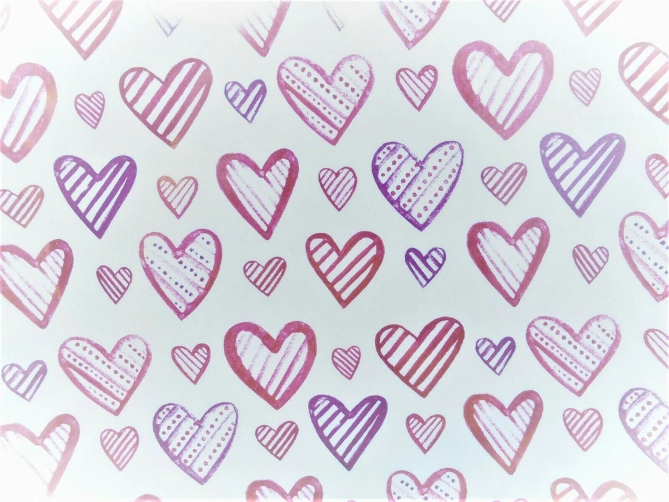 三聚氰胺服务托盘心形红色、粉色、紫色白色大号 19x8 英寸 Novogratz — 第 2/2 张图片