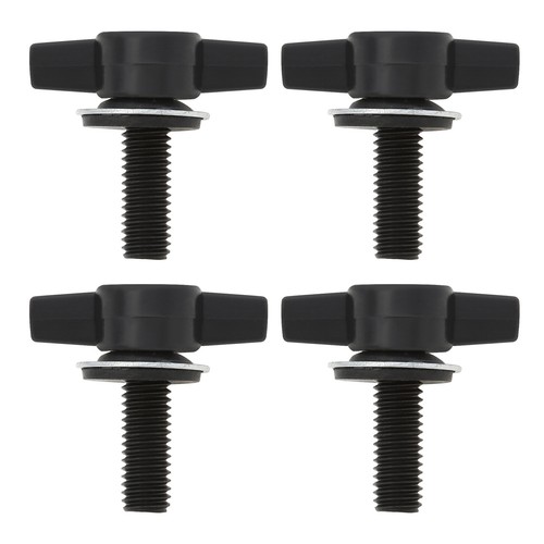 4 pezzi bulloni rimozione rapida viti pollice e rondelle adatti per Jeep Wrangler 2007-2023 - Foto 3 di 12