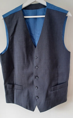 Herren Gilet - Anzugsweste in dunkelgrau