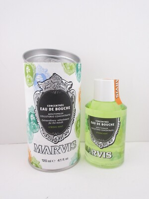 Marvis Concentrate Mouthwash, Strong Mint, 4.1 fl oz - FREE SHIPPING